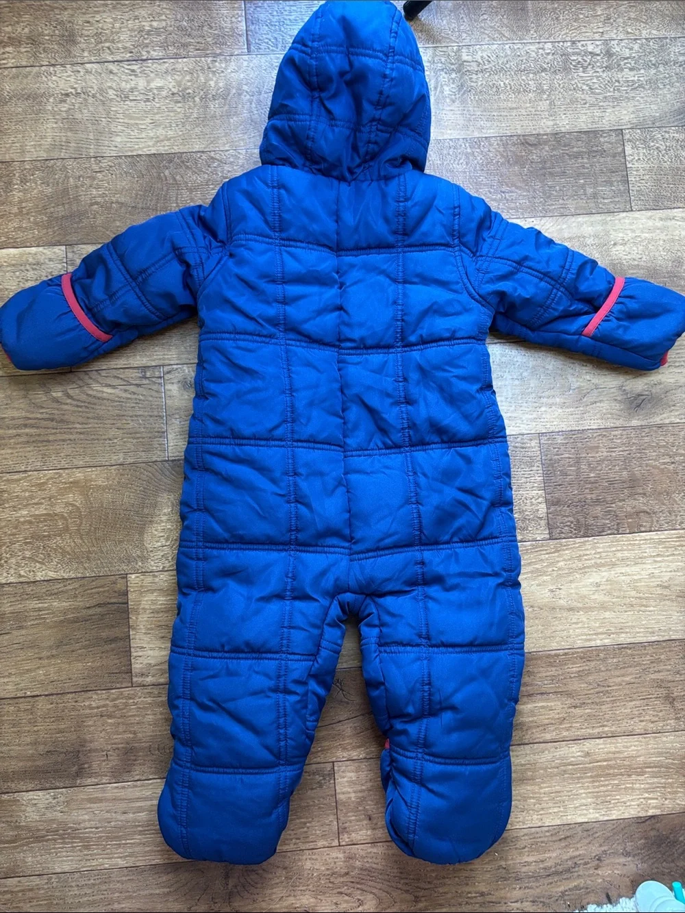 Ben Sherman Navy Blue Puffer Snowsuit Ski Suit Size 18mo Boys Winter Snow Jacket